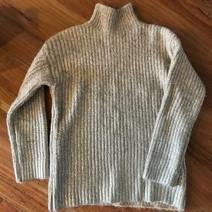 Zara Metallic Knit Sweater S